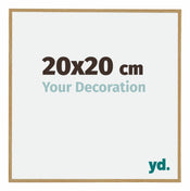 Evry Plastique Cadre Photo 20x20 Hêtre Clairo De Face Mesure | Yourdecoration.fr