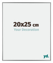 Evry Plastique Cadre Photo 20x25cm Argent De Face Mesure | Yourdecoration.fr