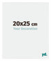 Evry Plastique Cadre Photo 20x25cm Blanc Brillant De Face Mesure | Yourdecoration.fr