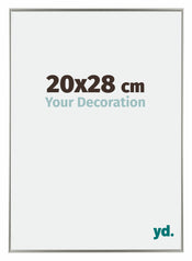 Evry Plastique Cadre Photo 20x28cm Champagne De Face Mesure | Yourdecoration.fr