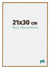 Evry Plastique Cadre Photo 21x30cm Hêtre Clairo De Face Mesure | Yourdecoration.fr