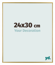 Evry Plastique Cadre Photo 24x30cm Or De Face Mesure | Yourdecoration.fr