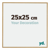 Evry Plastique Cadre Photo 25x25cm Hêtre Clairo De Face Mesure | Yourdecoration.fr