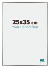 Evry Plastique Cadre Photo 25x35cm Champagne De Face Mesure | Yourdecoration.fr