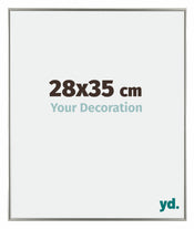 Evry Plastique Cadre Photo 28x35cm Champagne De Face Mesure | Yourdecoration.fr