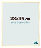 Evry Plastique Cadre Photo 28x35cm Or De Face Mesure | Yourdecoration.fr