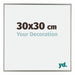 Evry Plastique Cadre Photo 30x30cm Champagne De Face Mesure | Yourdecoration.fr