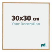 Evry Plastique Cadre Photo 30x30cm Hêtre Clairo De Face Mesure | Yourdecoration.fr