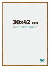 Evry Plastique Cadre Photo 30x42cm Hêtre Clairo De Face Mesure | Yourdecoration.fr