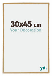 Evry Plastique Cadre Photo 30x45cm Hêtre Clairo De Face Mesure | Yourdecoration.fr