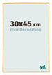 Evry Plastique Cadre Photo 30x45cm Or De Face Mesure | Yourdecoration.fr