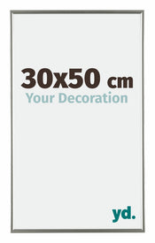 Evry Plastique Cadre Photo 30x50cm Champagne De Face Mesure | Yourdecoration.fr