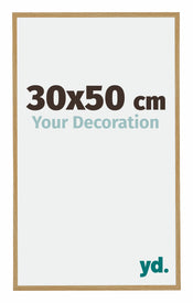 Evry Plastique Cadre Photo 30x50cm Hêtre Clairo De Face Mesure | Yourdecoration.fr