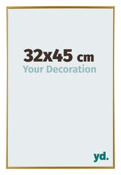 Evry Plastique Cadre Photo 32x45cm Or De Face Mesure | Yourdecoration.fr