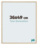 Evry Plastique Cadre Photo 36x49cm Hêtre Clair De Face Mesure | Yourdecoration.fr