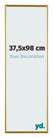 Evry Plastique Cadre Photo 37 5x98cm Or De Face Mesure | Yourdecoration.fr