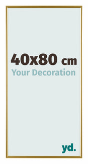 Evry Plastique Cadre Photo 40x80cm Or De Face Mesure | Yourdecoration.fr