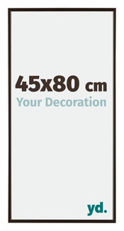 Evry Plastique Cadre Photo 45x80cm Anthracite De Face Mesure | Yourdecoration.fr