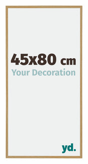 Evry Plastique Cadre Photo 45x80cm Hêtre Clairo De Face Mesure | Yourdecoration.fr