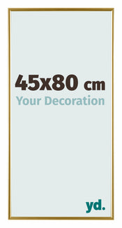 Evry Plastique Cadre Photo 45x80cm Or De Face Mesure | Yourdecoration.fr