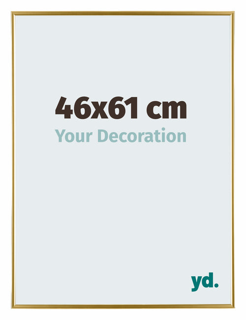 Evry Plastique Cadre Photo 46x61cm Or De Face Mesure | Yourdecoration.fr