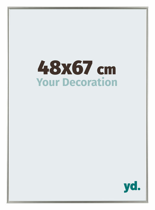 Evry Plastique Cadre Photo 48x67cm Champagne De Face Mesure | Yourdecoration.fr