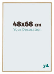 Evry Plastique Cadre Photo 48x68cm Hêtre Clair De Face Mesure | Yourdecoration.fr