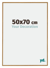 Evry Plastique Cadre Photo 50x70cm Hêtre Clairo De Face Mesure | Yourdecoration.fr