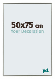 Evry Plastique Cadre Photo 50x75cm Champagne De Face Mesure | Yourdecoration.fr