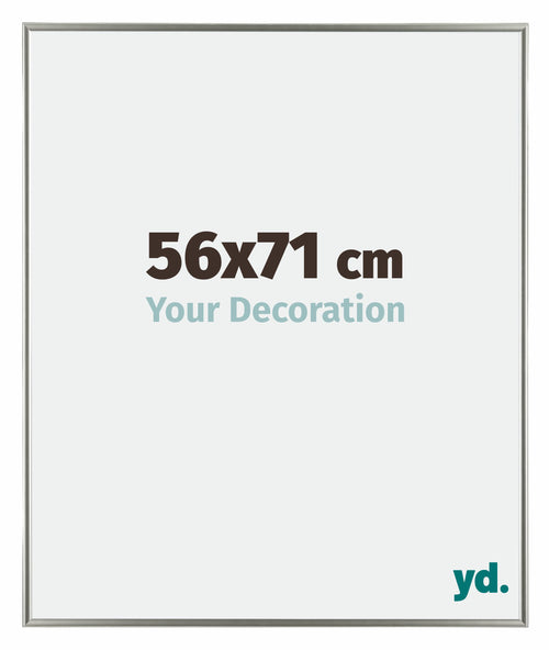 Evry Plastique Cadre Photo 56x71cm Champagne De Face Mesure | Yourdecoration.fr