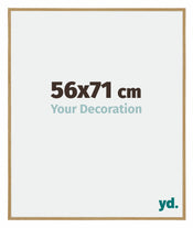 Evry Plastique Cadre Photo 56x71cm Hêtre Clairo De Face Mesure | Yourdecoration.fr