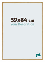 Evry Plastique Cadre Photo 59x84cm Hetre Clair De Face Mesure | Yourdecoration.fr