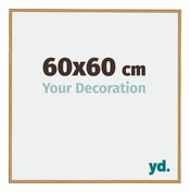 Evry Plastique Cadre Photo 60x60cm Hêtre Clairo De Face Mesure | Yourdecoration.fr