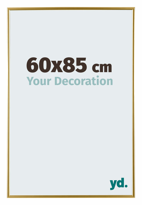 Evry Plastique Cadre Photo 60x85cm Or De Face Mesure | Yourdecoration.fr