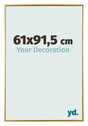 Evry Plastique Cadre Photo 61x91 5cm Or De Face Mesure | Yourdecoration.fr