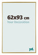 Evry Plastique Cadre Photo 62x93cm Or De Face Mesure | Yourdecoration.fr