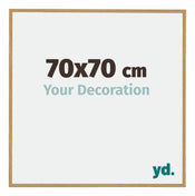 Evry Plastique Cadre Photo 70x70cm Hêtre Clairo De Face Mesure | Yourdecoration.fr