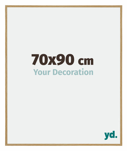 Evry Plastique Cadre Photo 70x90cm Hêtre Clairo De Face Mesure | Yourdecoration.fr