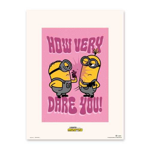 Grupo Erik P30X40cm0445 Print 30X40 cm Minions How Very Dare You | Yourdecoration.fr