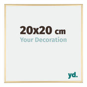 Kent Aluminium Cadre Photo 20x20cm Or De Face Mesure | Yourdecoration.fr