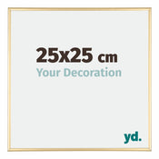 Kent Aluminium Cadre Photo 25x25cm Or De Face Mesure | Yourdecoration.fr