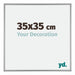 Kent Aluminium Cadre Photo 35x35cm Platine De Face Mesure | Yourdecoration.fr