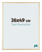 Kent Aluminium Cadre Photo 36x49cm Or De Face Mesure | Yourdecoration.fr