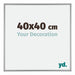 Kent Aluminium Cadre Photo 40x40cm Platine De Face Mesure | Yourdecoration.fr