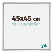 Kent Aluminium Cadre Photo 45x45cm Platine De Face Mesure | Yourdecoration.fr