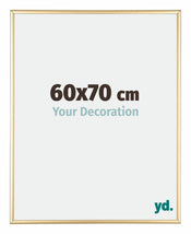 Kent Aluminium Cadre Photo 60x70cm Or De Face Mesure | Yourdecoration.fr