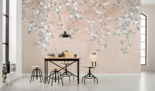 Komar Hanging Hanami Intisse Papier Peint 400x250cm 4 bandes interieur | Yourdecoration.fr