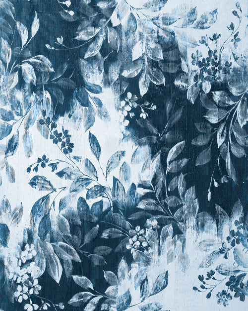 Komar Idyllic Indigo Intisse Papier Peint 200x250cm 2 bandes | Yourdecoration.fr