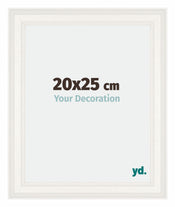 Londen Bois Cadre Photo 20x25cm Blanc De Face Mesure | Yourdecoration.fr