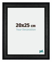 Londen Bois Cadre Photo 20x25cm Noir De Face Mesure | Yourdecoration.fr